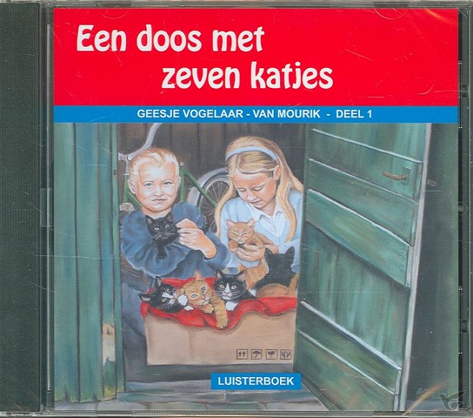 Productafbeelding: voorkant van Doos met zeven katjes LUISTERBOEK