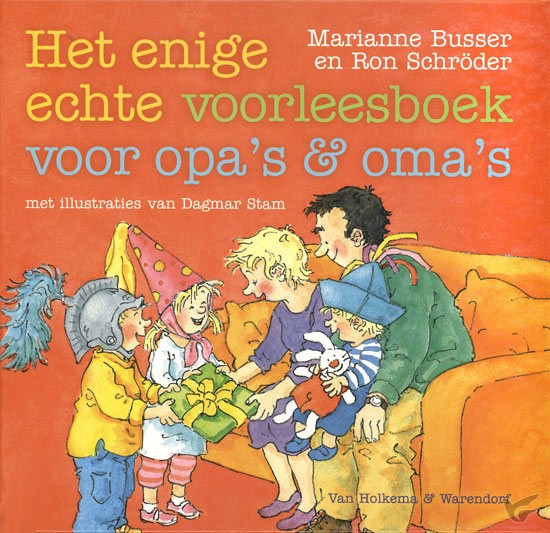 Productafbeelding: voorkant van Enige echte voorleesboek voor opa's