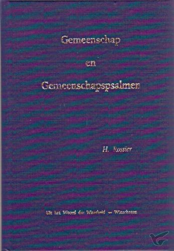 Productafbeelding: voorkant van Gemeenschap en gemeenschapspsalmen