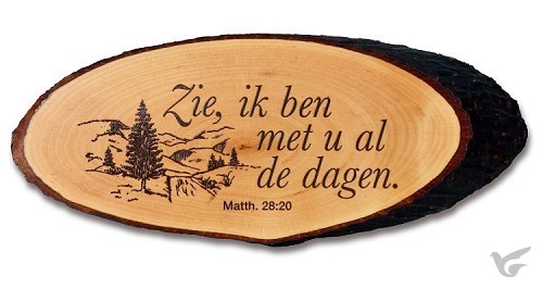 Productafbeelding: voorkant van Boomschijf zie Ik ben met u