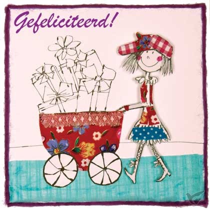 Productafbeelding: voorkant van Ek + envelop gefeliciteerd met wagen