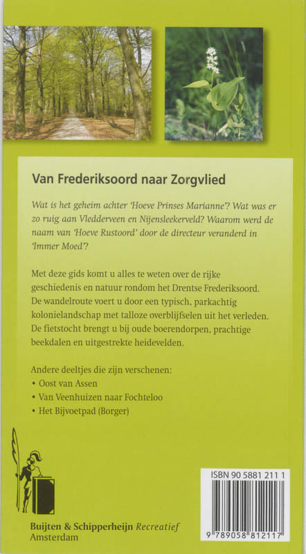 Productafbeelding: achterkant van Van Frederiksoord naar Zorgvlied