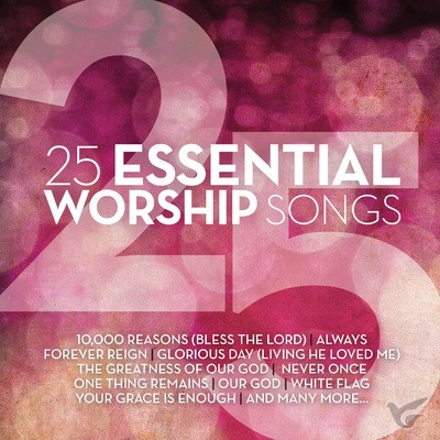 Productafbeelding: voorkant van 25 Essential Worship Songs