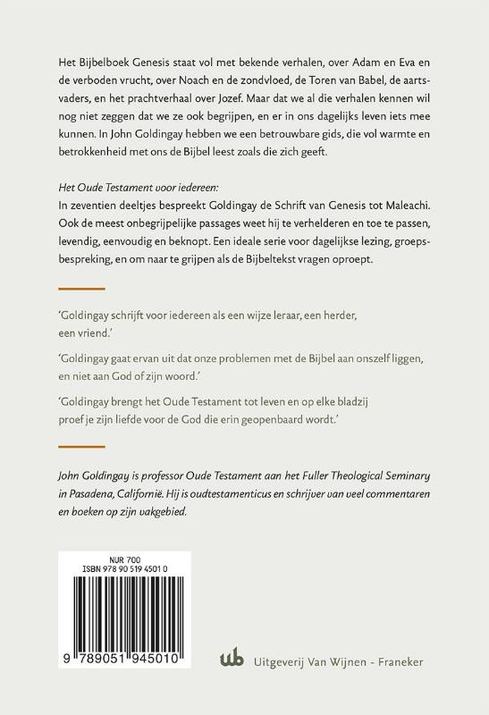 Productafbeelding: achterkant van Genesis voor iedereen deel 2