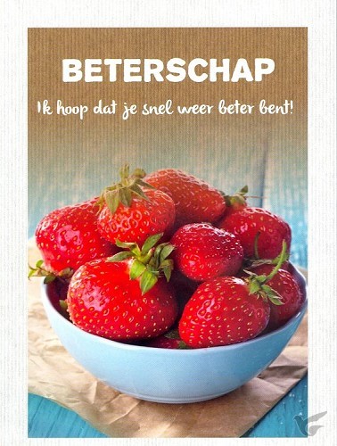 Productafbeelding: voorkant van Kaart beterschap snel weer beter