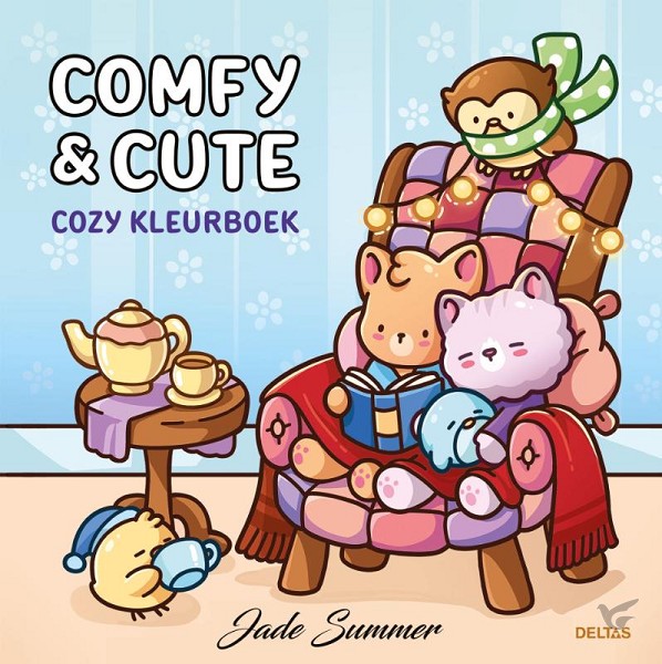 Productafbeelding: voorkant van Comfy & Cute - Cozy kleurboek Jade Summe