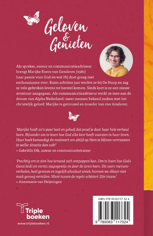 Productafbeelding: achterkant van Geloven & Genieten