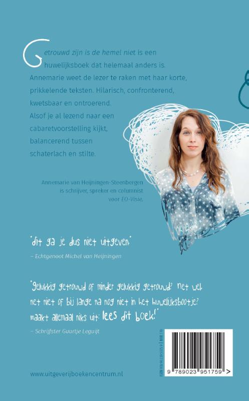 Productafbeelding: achterkant van Getrouwd zijn is de hemel niet