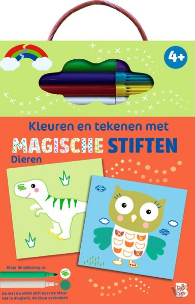 Productafbeelding: voorkant van Kleuren en tekenen met magische stiften: