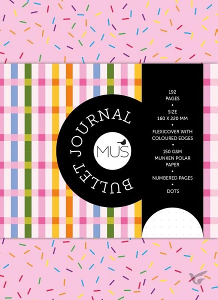 Productafbeelding: voorkant van MUS Bullet Journal / Sprinkles