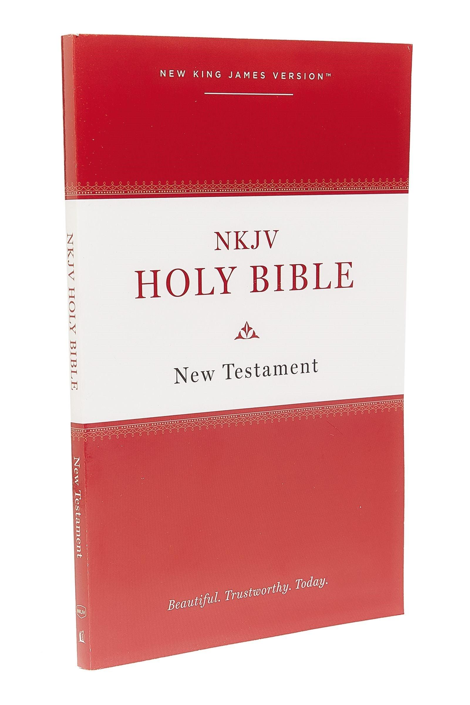 Productafbeelding: voorkant van NKJV Holy Bible New Testament (Comfort Print)-Softcover