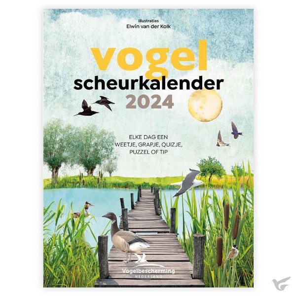 Productafbeelding: voorkant van Vogelscheurkalender 2024