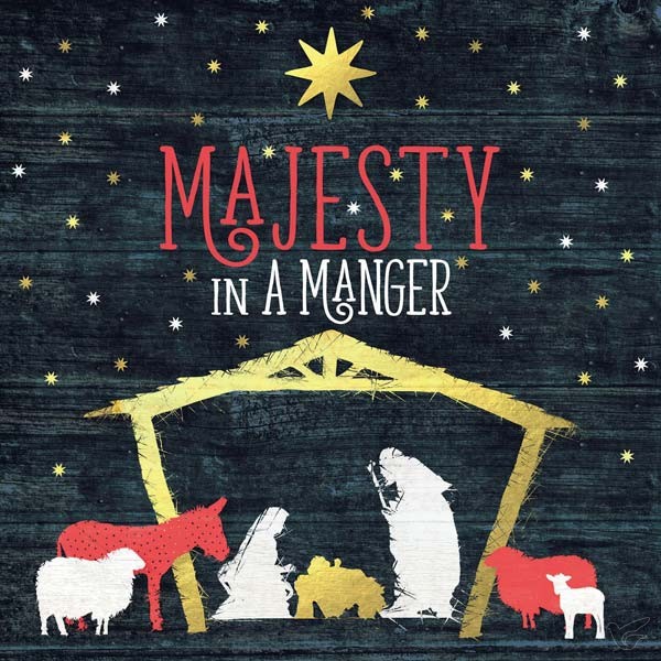 Majesty in a manger 