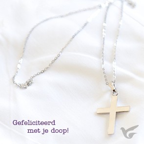 Productafbeelding: voorkant van Kaart gefeliciteerd met je doop