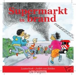 Productafbeelding: voorkant van Supermarkt in brand LUISTERBOEK