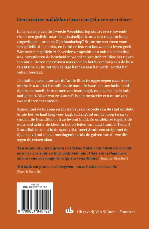 Productafbeelding: achterkant van Op golven van hoop