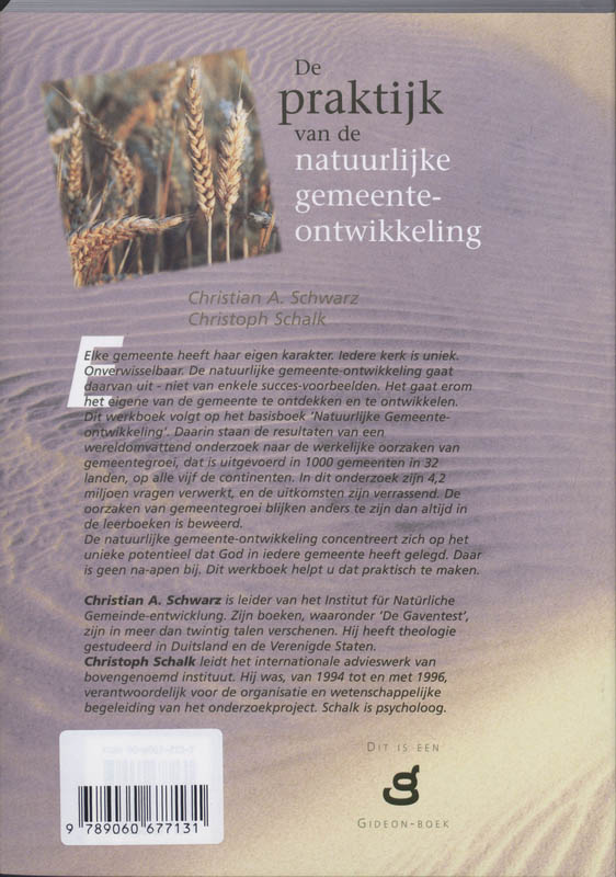 Productafbeelding: achterkant van De praktijk van de natuurlijke gemeente-ontwikkeling