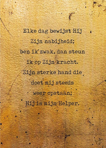 Productafbeelding: voorkant van Wenskaart Elke dag bewijst Hij zijn nabi
