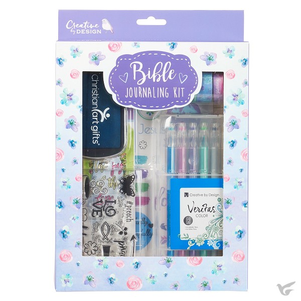 Productafbeelding: voorkant van Journaling kit - Purple