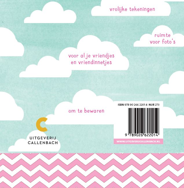 Productafbeelding: achterkant van Mijn gezellige vriendenboek
