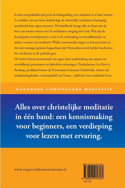 Productafbeelding: achterkant van Handboek Christelijke meditatie