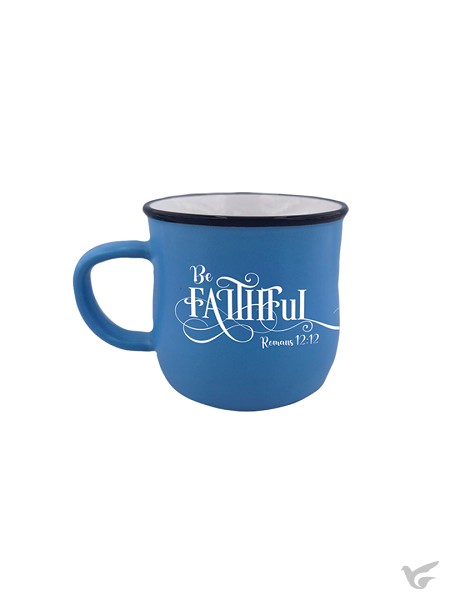 Productafbeelding: voorkant van Mug blue be faithful