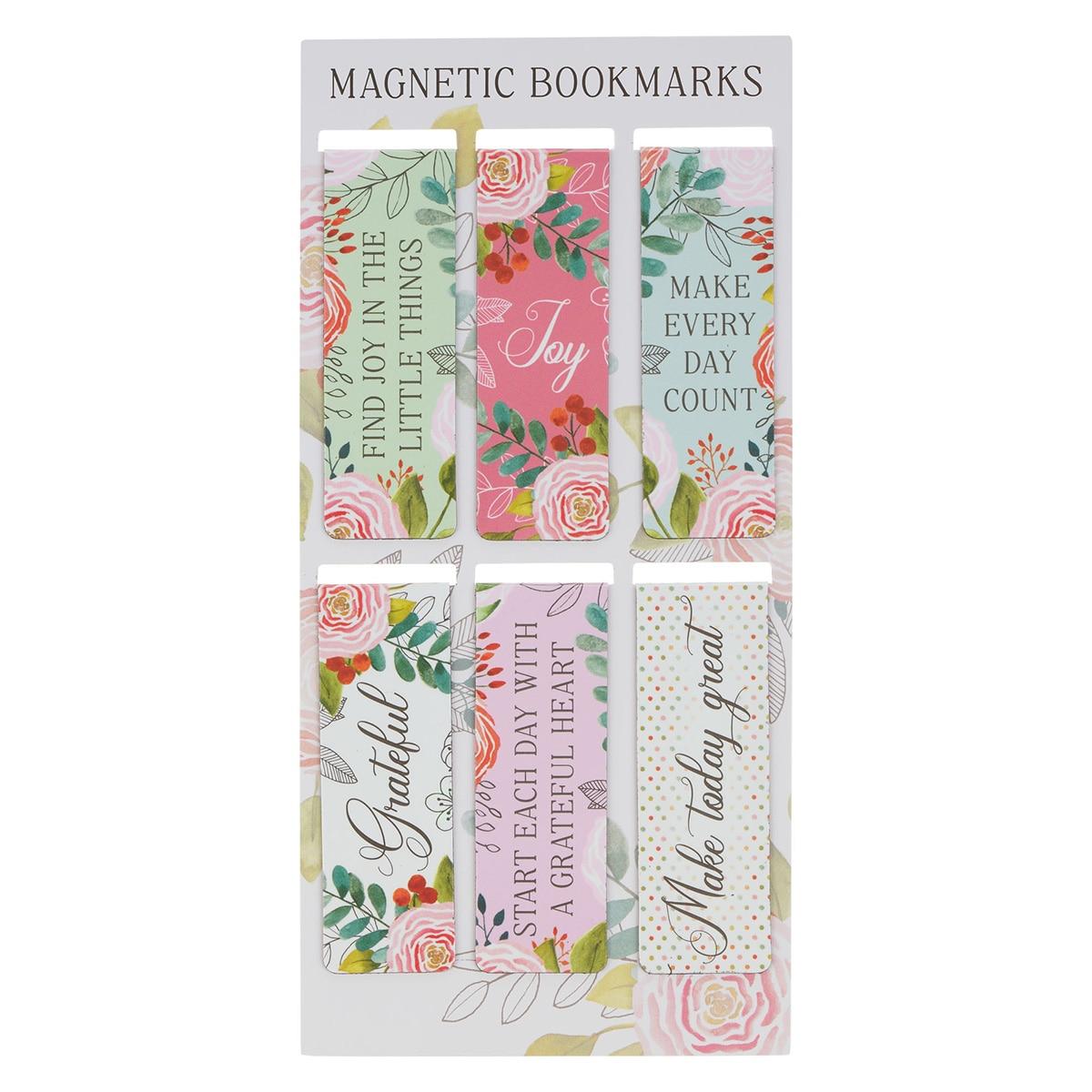 Productafbeelding: voorkant van Find Joy In The Little Things Magnetic Bookmark Set
