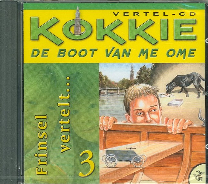 Productafbeelding: voorkant van Kokkie 3 boot van me ome luisterboek