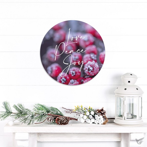 Productafbeelding: voorkant van Kerstcirkel love peace joy