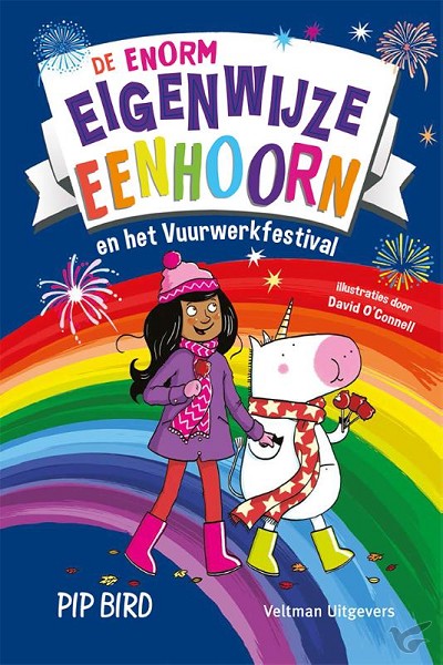 Productafbeelding: voorkant van Enorm eigenwijze eenhoorn en het vuur