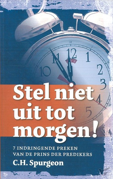 Productafbeelding: voorkant van Stel niet uit tot morgen
