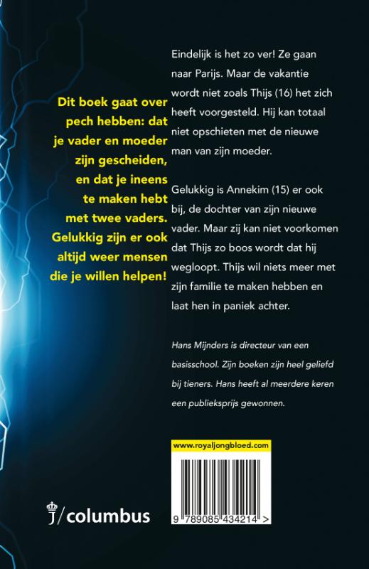 Productafbeelding: achterkant van Jij bent mijn vader niet!