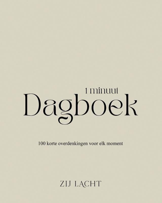 Productafbeelding: voorkant van 1 minuut dagboek