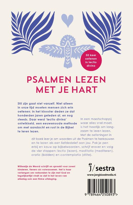 Productafbeelding: achterkant van Psalmen lezen met je hart