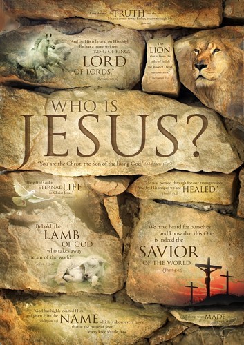 Productafbeelding: voorkant van Poster A3 who is Jesus