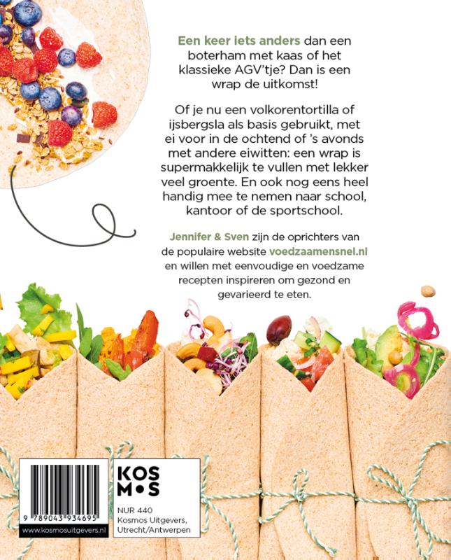 Productafbeelding: achterkant van Voedzaam & Snel - Wrap it up!