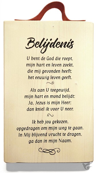 Productafbeelding: voorkant van Belijdenis