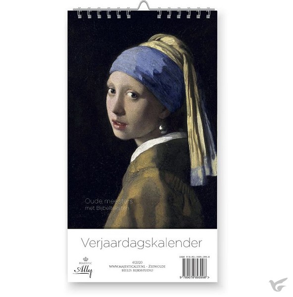 Productafbeelding: voorkant van Verjaardagskalender Oude meesters met bi
