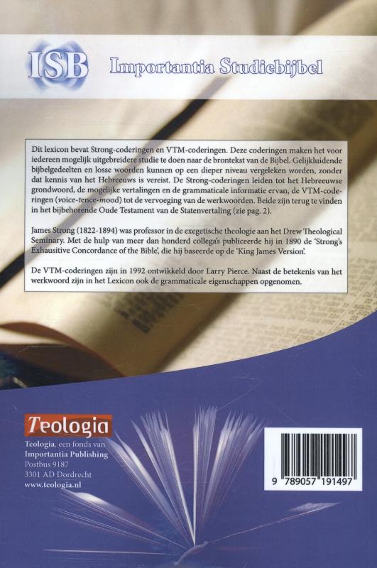 Productafbeelding: achterkant van Hebreeuws-Nederlands Lexicon