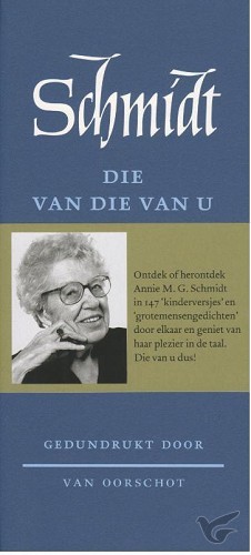 Productafbeelding: voorkant van Die van die van u