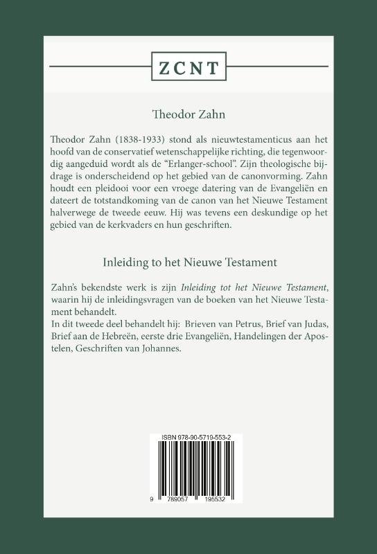 Productafbeelding: achterkant van Inleiding tot het nieuwe testament