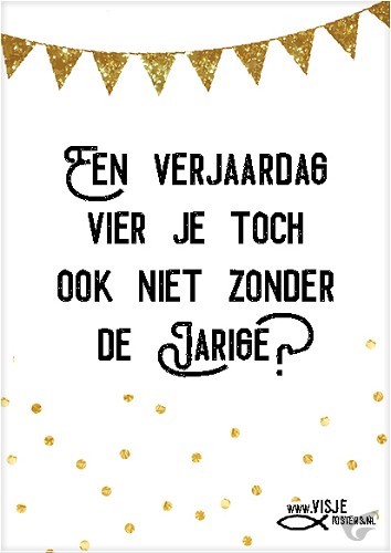 Productafbeelding: voorkant van Een verjaardag vier je toch ook niet zon