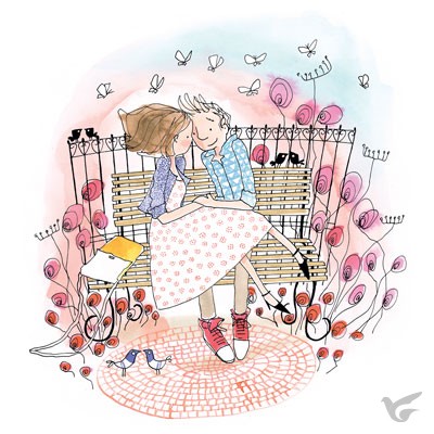 Productafbeelding: voorkant van Wenskaart liefde