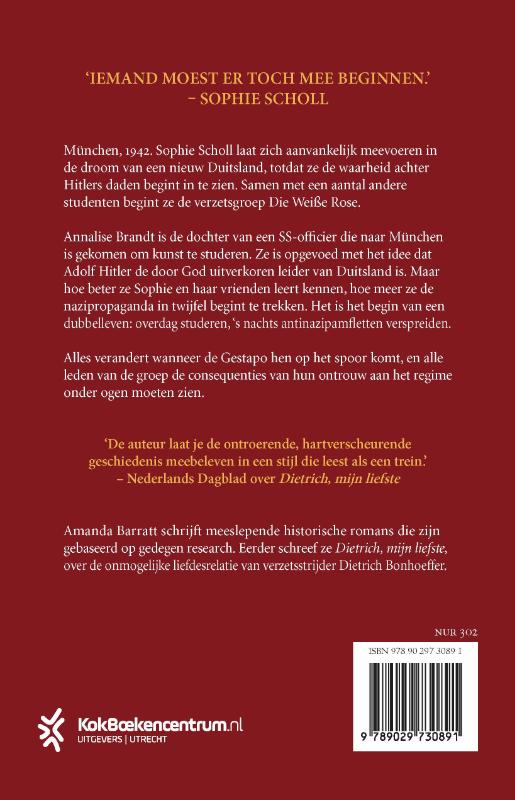 Productafbeelding: achterkant van De witte roos