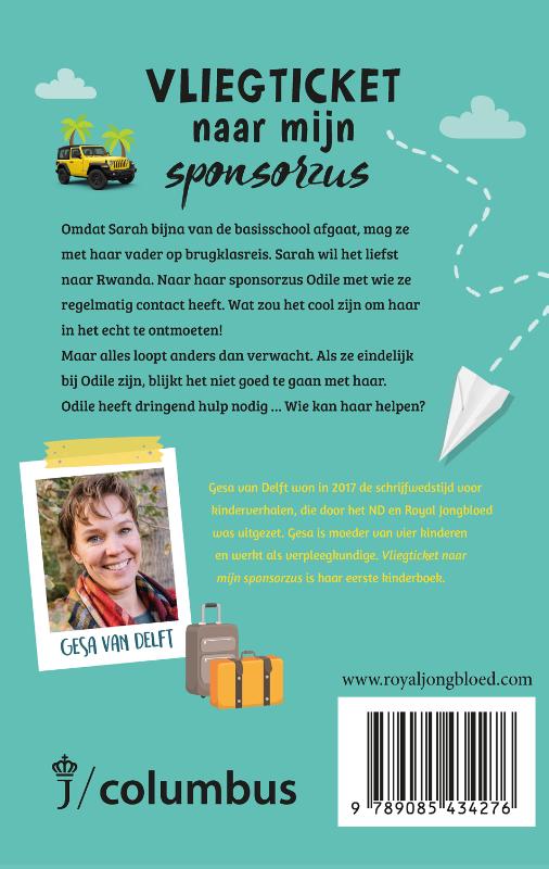 Productafbeelding: achterkant van Vliegticket naar mijn sponsorzus