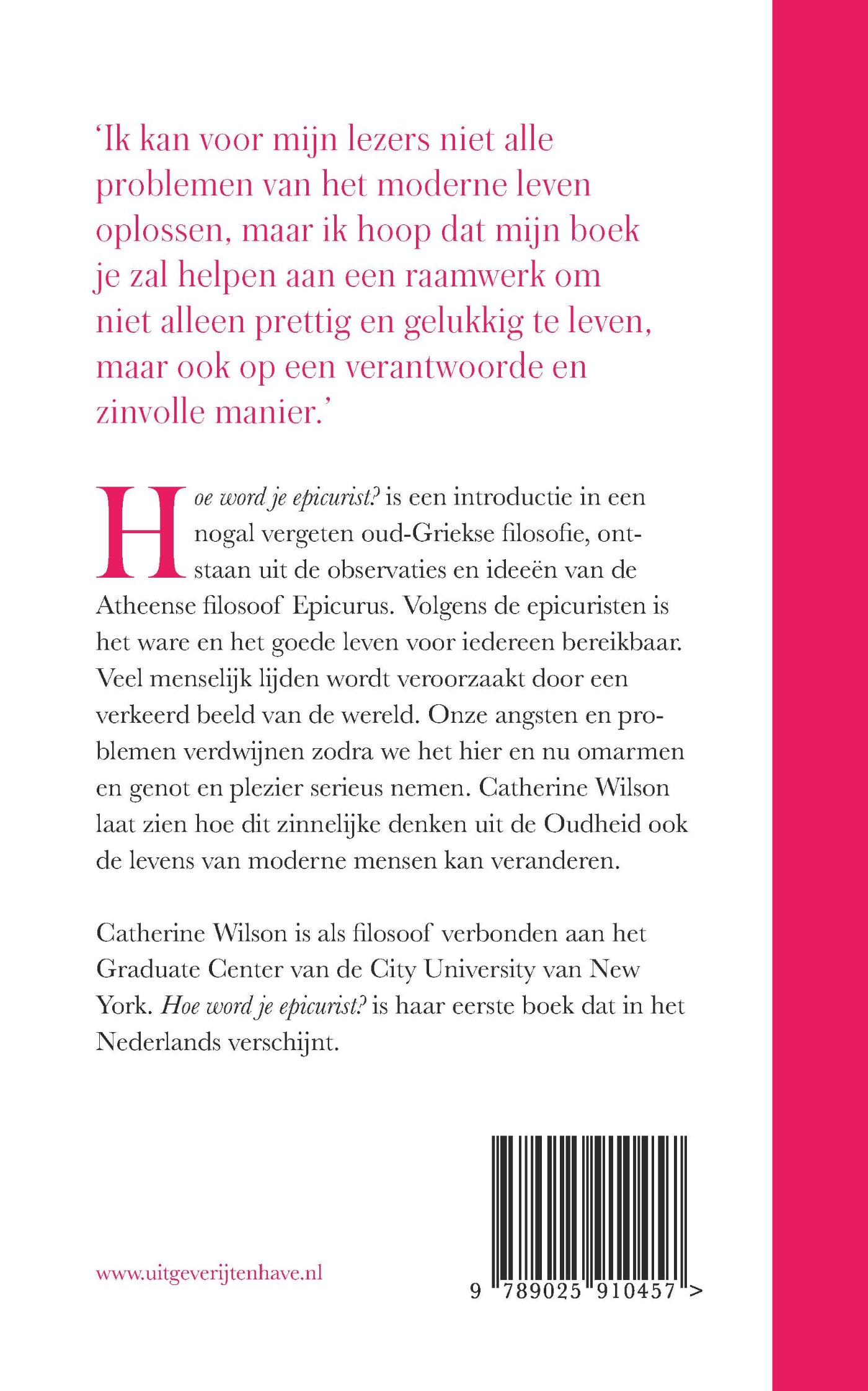 Productafbeelding: achterkant van Hoe word je epicurist?