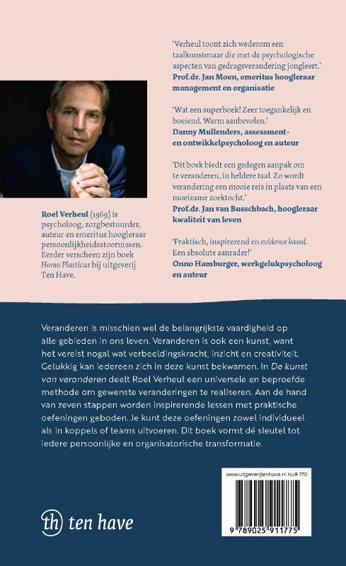 Productafbeelding: achterkant van De kunst van veranderen