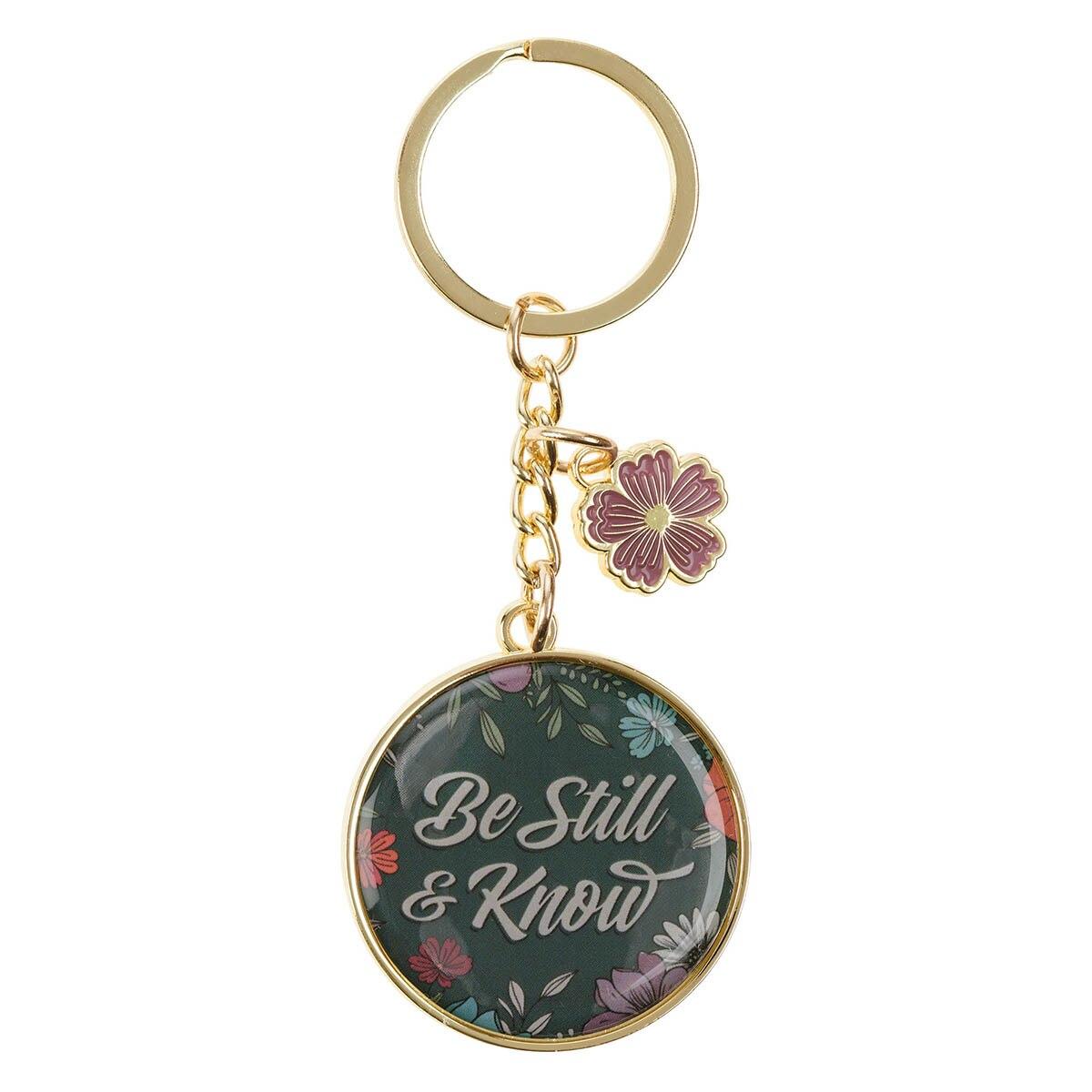 Productafbeelding: voorkant van Be Still & Know Ps. 46:10 Keychain