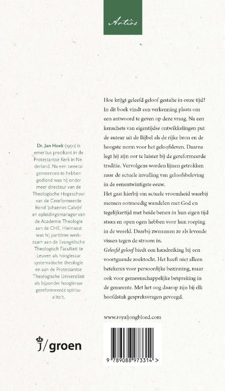 Productafbeelding: achterkant van Geleefd geloof