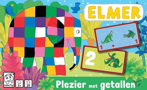 Productafbeelding: voorkant van Elmer - plezier met getallen